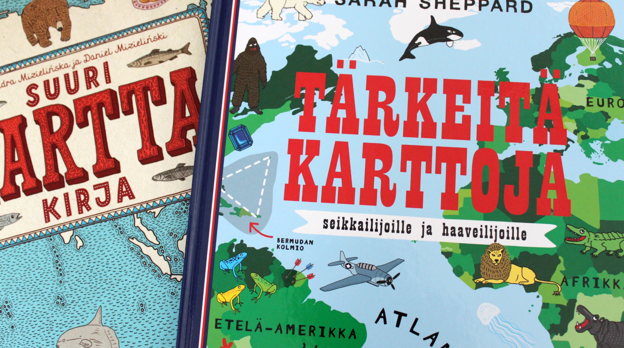 Seikkailu alkakoon! Lasten karttakirjat kuljettavat lukijansa ympäri maailman