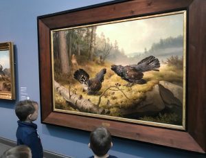 Ateneum / Ferdinand von Wright: Taistelevat metsot